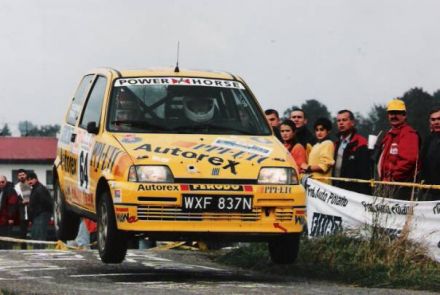 Jacek Sikora i Marek Kaczmarek - Fiat Cinquecento Sporting.